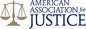 Logo Recognizing Robert Abell Law's affiliation with the American Association for Justice